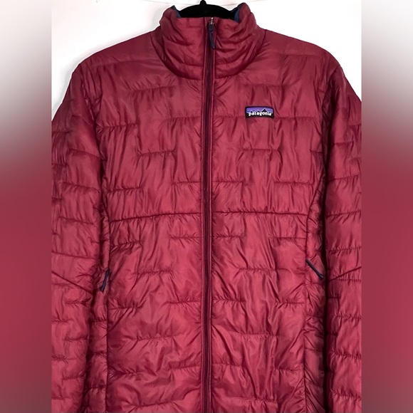 ✨LIKE NEW✨ Patagonia Men's Micro Puff Jacket - Oxide Red | Outdoor Hiking Winter - Picture 2 of 12